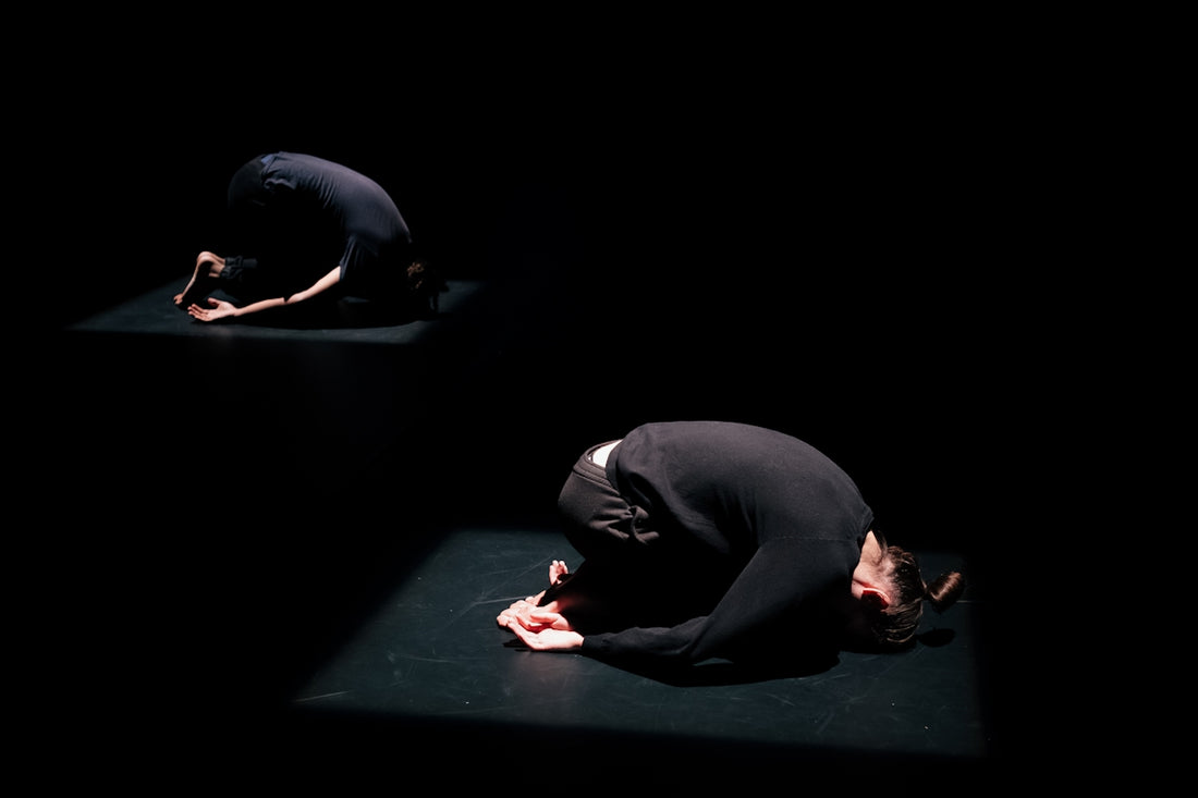 a man and woman dancing
